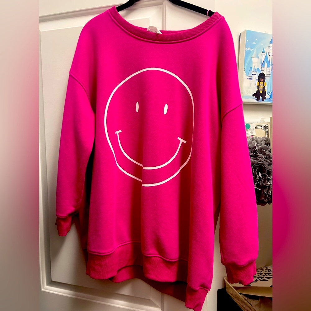 Boutique Smiley Sweatshirt